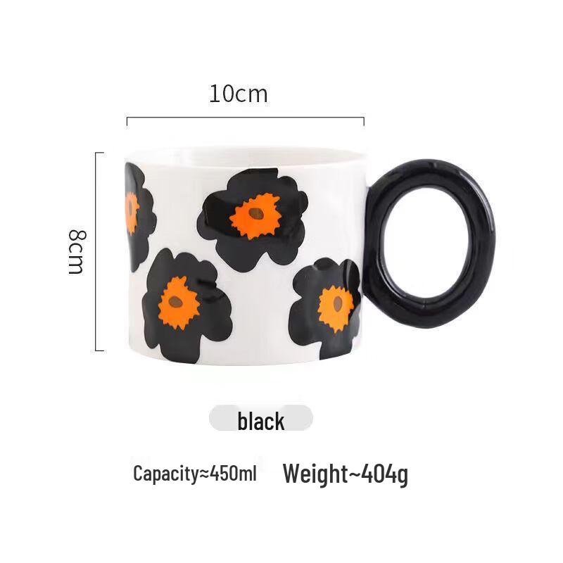 Shangqi Ceramic Mug with Round Handle