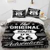 Historic Route 66,Mother Road 3D NEW Duvet Cover Pillowcase Bedding Set Adult Boy Girl Bedroom Decoration Single Double Large