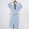 OEING Star Pattern Hooded Robe