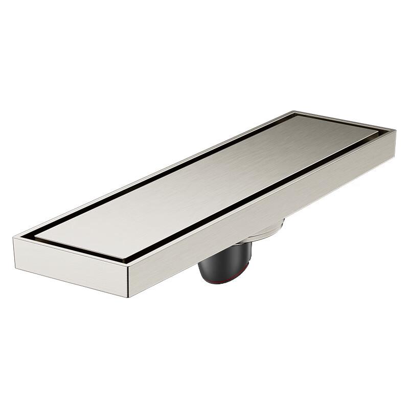 MDNG Invisible Brushed Bathroom Floor Drain