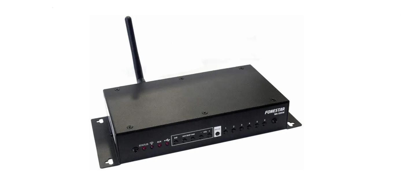 

Fonestar WA-225W - Kompaktowy, instalacyjny wzmacniacz stereo Hi-Fi klasy D, Fonestar чорний