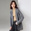 CARBAMMI Women's Mid-Length Loose Knit Cardigan