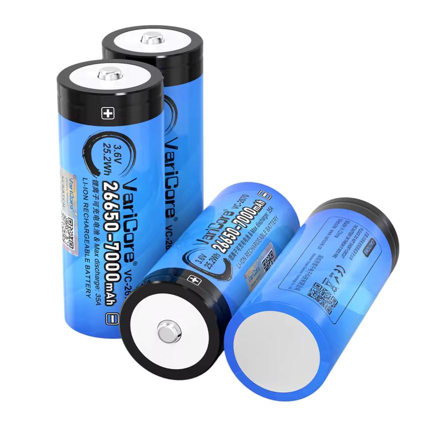 Akumulator Bateria Ogniwo Varicore Vc-2670 Plus 26650 Li-Ion 3.7V 7000Mah