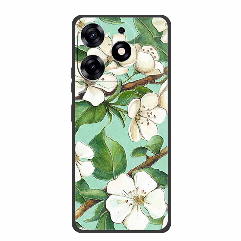3D Emboss Case For Realme C61 Phone Case Relief Flowers Shockproof Silicone Soft Coque For Realme C61 Back Cover Case RealmeC61