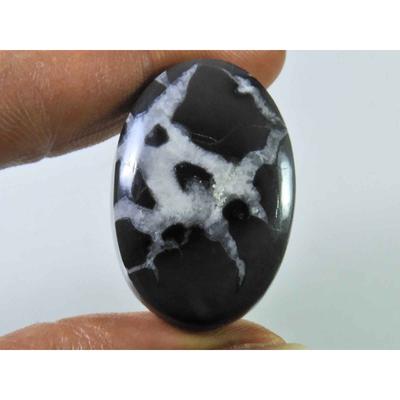 50Cts Natural Septarian Gronate Oval Crystal Cabochon Loose Gemstone 22X32MM SK-2323