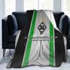 Coperta Stampata Borussia Monchengladbach Morbida Leggera Calda Coperta Plaid in Flanella Casa Letto Divano Ufficio Trapunta Peluche Copriletto