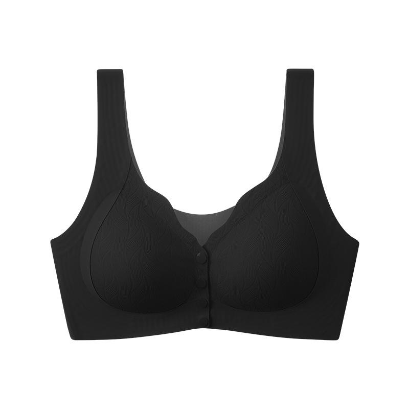 Plus Size Female Summer Comfort Front Buckle Non Wire Vest Type Underwear