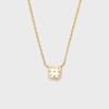Tiny Motif K10 Diamond Clover Necklace [Noges] (0.03ct) 3024311602300999