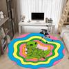 1PC Alien Print Chair Carpet for Office, Indoor Non-Slip Washable Carpet, Soft Comfortable Mat For Office Room Yy250930219