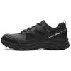 Li Ning Synthetic Leather Cushioning Abrasion Resistant Breathable Low Top Casual Shoes Men's Black AGCV415-4