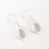 Selenite Gemstone 925 Sterling Silver Jewelry Handmade Designer Earrings 1.90" EE-35-41