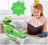 Kermit the Frog Hand Puppet Toy for Kids Adults Anime Puppet with 50Pcs Stickers Interactive Performance Gift