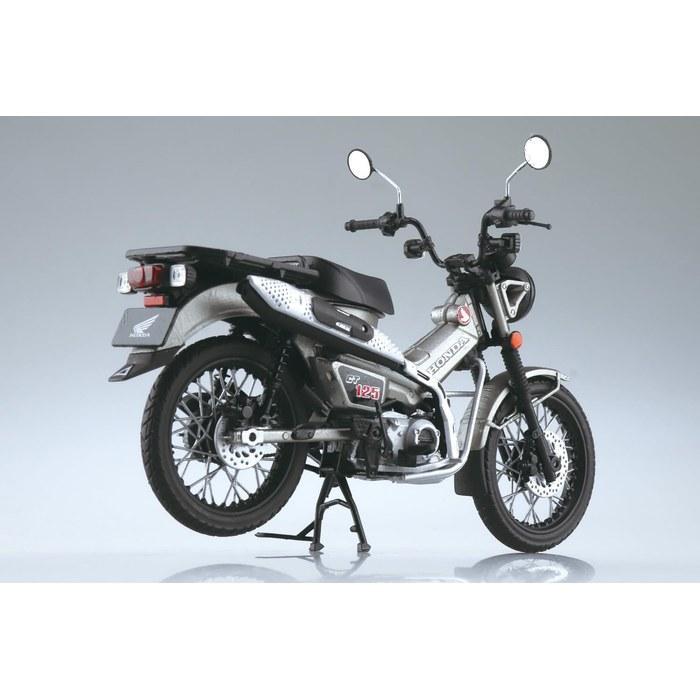 Aoshima Honda CT125 Hunter Cub – Matte Armored Silver Metallic