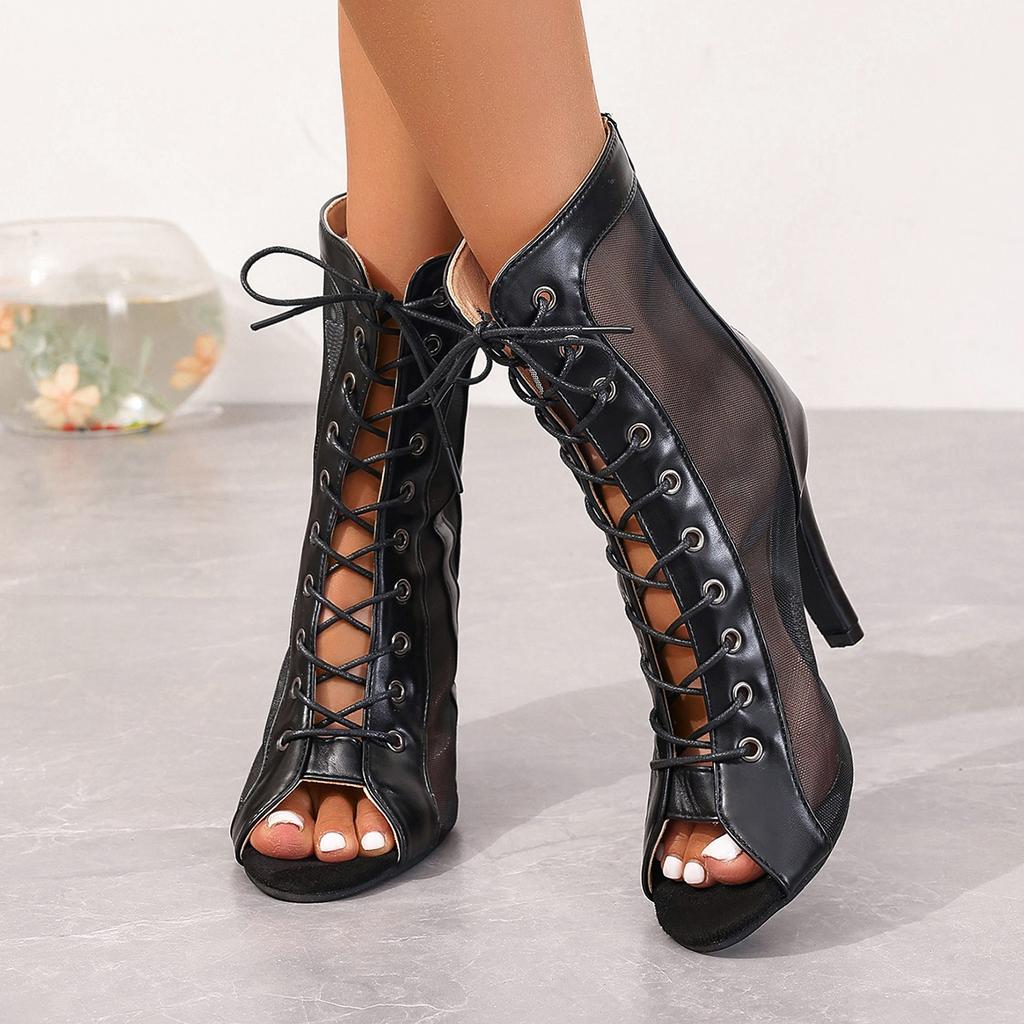 Neue Damen High Tip Ballroom Tanzschuhe Damen Ruber Einlegesohle Latino Salsa Tanzschuhe für Mädchen Weiche Sohle Übung Latein Schuhe