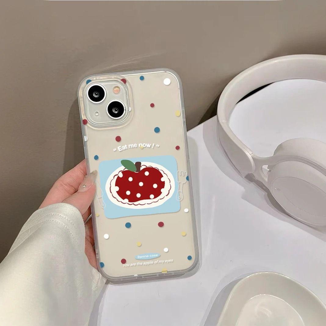 

Color Point Apple Frosted Soft Case for iPhone 13-17 Pro Max with Large Hole Design iPhone 13 Pro