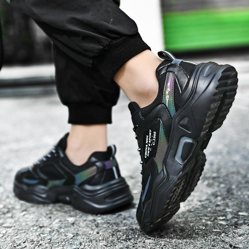 Mesh Atmungsaktive Herren Sommer Sneaker Abriebfest Rutschfest Herren Laufschuhe Leuchtende Herren Walking Schuhe Sneaker Für Herren