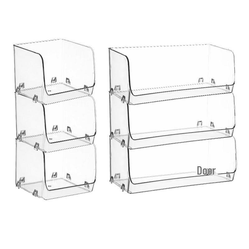 Průhledný víceúčelový úložný box na knihy, hračky, svačiny, oblečení, kosmetiku a různé drobnosti