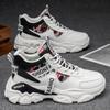 Autumn Men's Shoes New High-top Shoes Men's Sports Shoes Trendy Versatile Thick-soled Heightening Casual Running Shoes