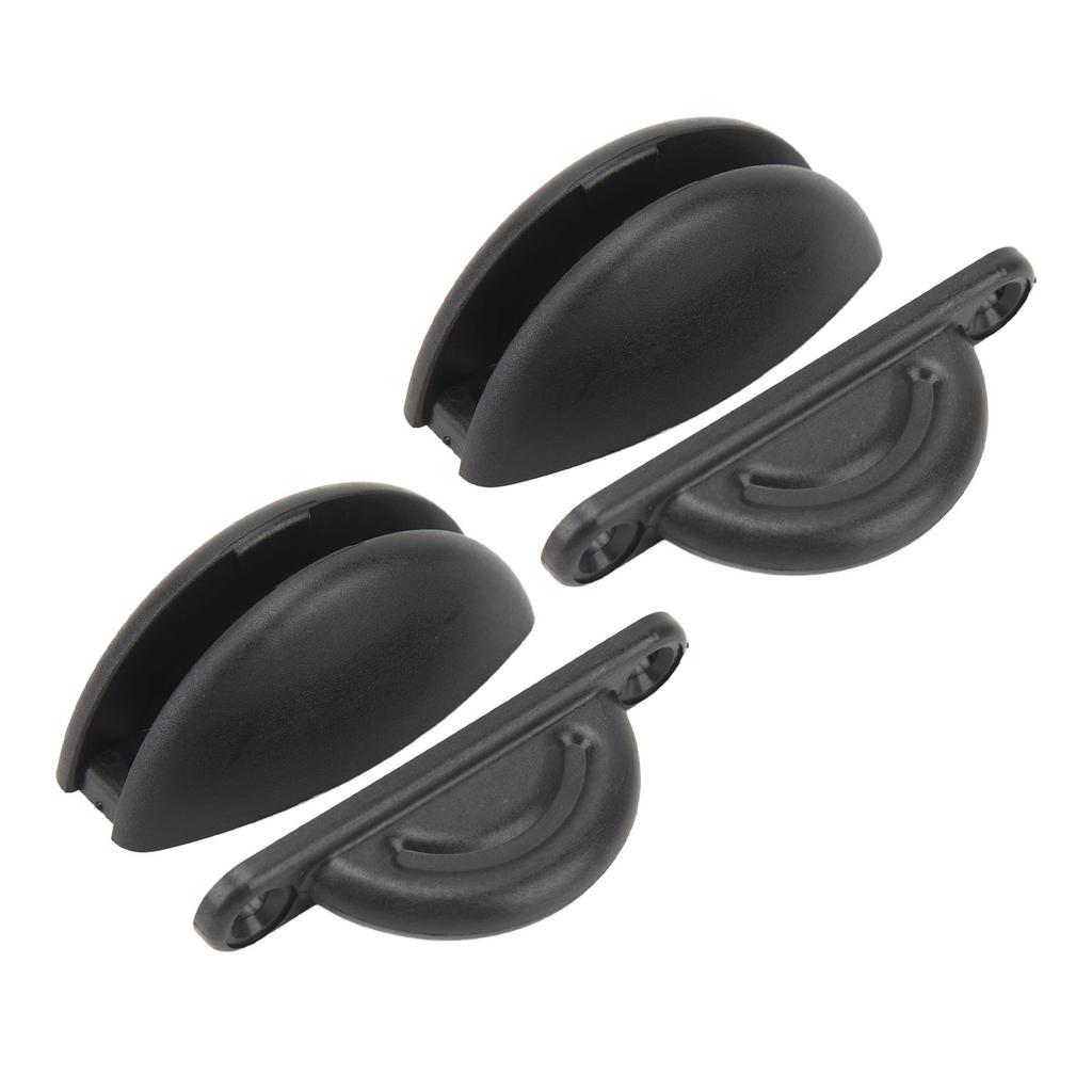 Türbefestigungsset für Wohnmobile, Wohnwagen und Reisemobile, bogenförmiger Türstopper aus Nylon, Halteklammern