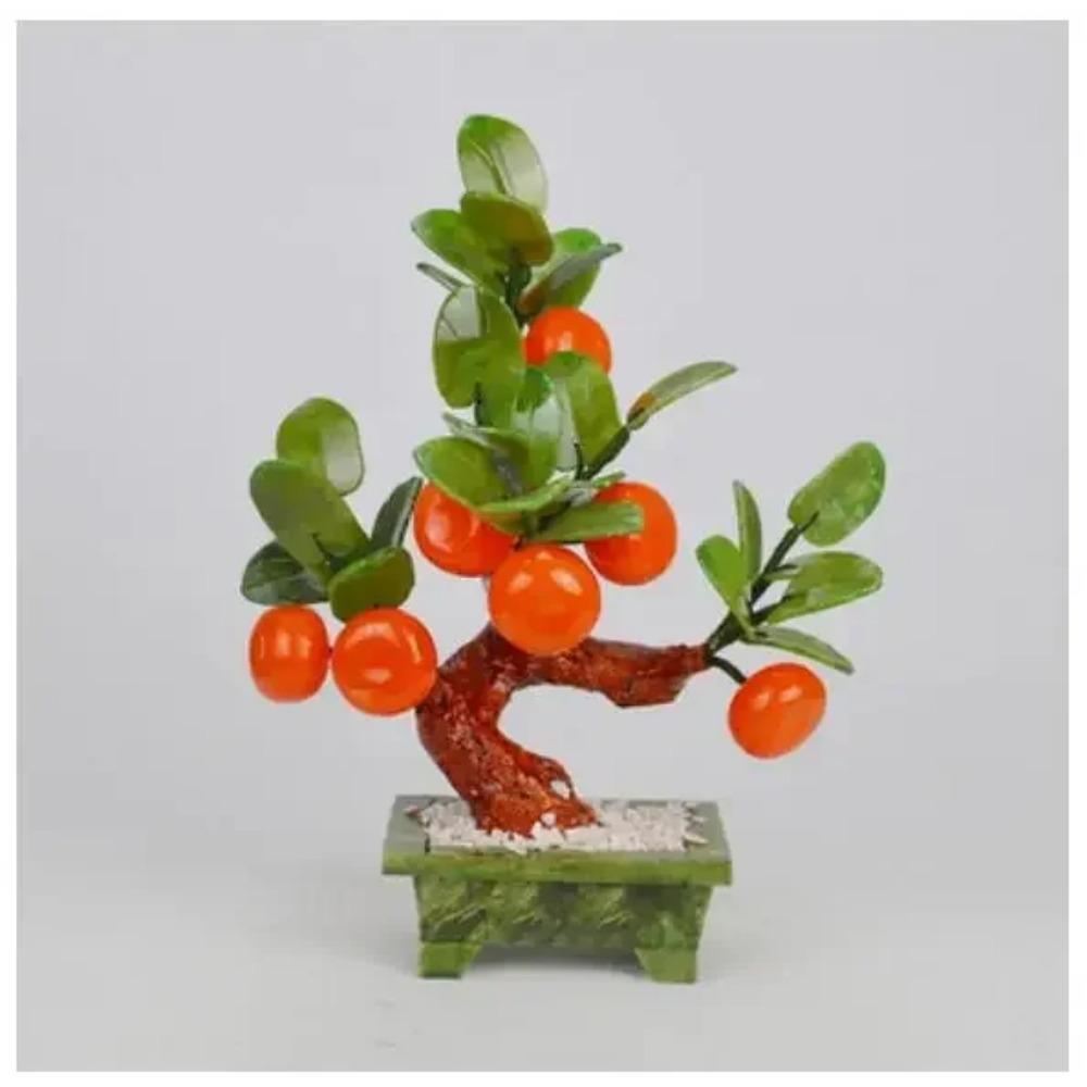 Pre-vânzare Personalizare Ornament Copac Noroc Jad Natural Bogăție Copac Lingou Chinezesc Bani Norocoși Decorațiune Casă Artizanat Desktop