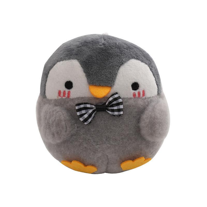 Adorable Soft Cuddly Penguin Plush Keychain Accessory For Bags And Keys