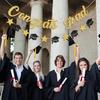 Gold Congrats Grad Banner Glitter Graduation Banner for Graduation Decorations Class of 2026 Party Supplies