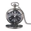 Classical Quartz Analog Alloy Pocket Watch Necklace Pendant with Chain