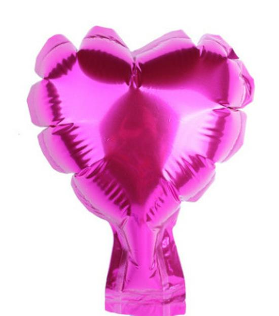 5-Inch Heart-Shaped Peach Foil Balloon for Floral Art & Birthday Party Decoration
