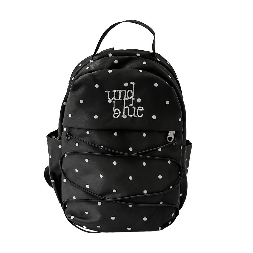 Schoolbag New High-value Japanese Ins Fresh and Sweet Polka Dot Backpack Junior High School Students Lightweight Large-capacity Backpack