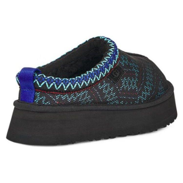 UGG Tazz Maxi Kapcie Tasman Czarne (Kobiety) Damskie sneakersy 1140430-BLK