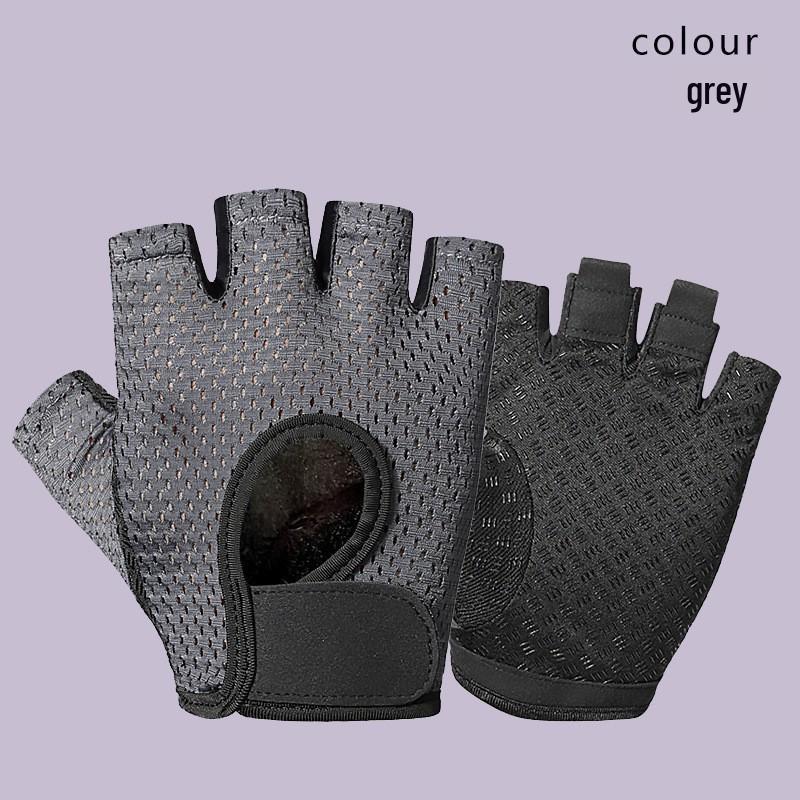 Unisex Half Finger Cycling Gloves with Silicone Grip for Shock Absorption, Anti-Slip, Ideal for Summer, Fishing, and Mountain Climbing.