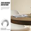 Aluminum Alloy Turntable Bearing Sturdy Heavy Duty Round Swivel Plate for Dining Table Household Use Restaurant Accessory