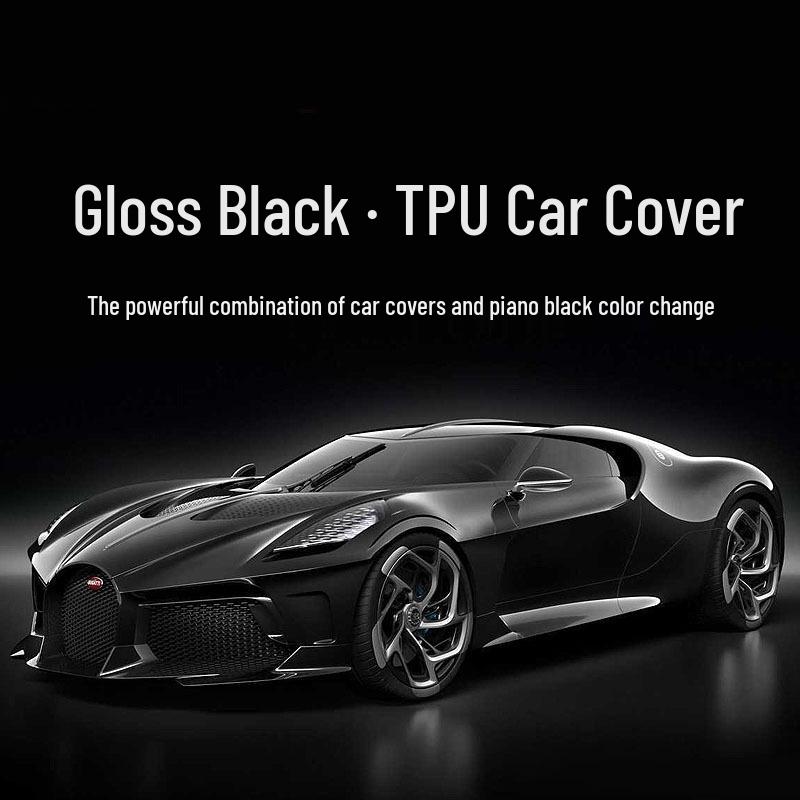 

Car Paint Protection Film, Super Bright Glossy or Matte Black, Frosted Black, Invisible Car Wrap TPU 7.5 mil Gloss Black (Lubrizol Material)