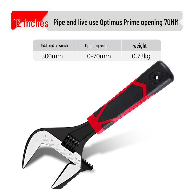 Universal Short Handle Adjustable Wrench for Narrow Spaces - Multifunctional Bathroom Tool