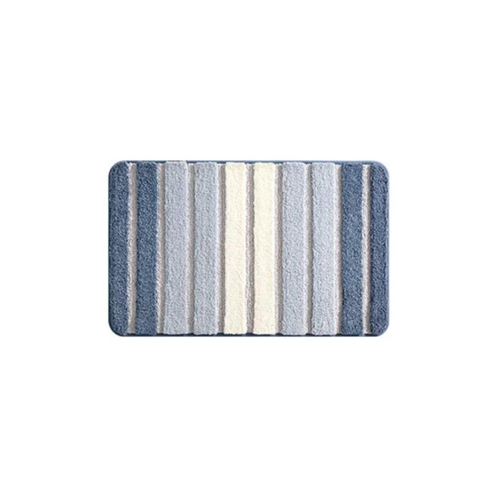Thickened Stripe Bath Mat Absorbent Floor Mat Bathroom Accessories Entrance Mat  Bath Room