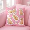 NICE CUTE Pembroke Welsh Corgi Dog Cushion Cover Pillow Case Soft Friendly Fabric  Concealed Zipper