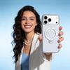 Husă Transparentă Rotativă Magnetică 360° pentru iPhone 17 Pro - Acoperire Completă
