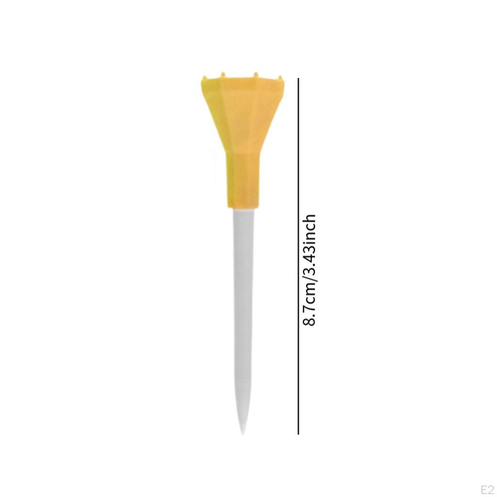 5x Golf Tees Ball Reduce Friction Reusable Rubber Holder Support for Driving