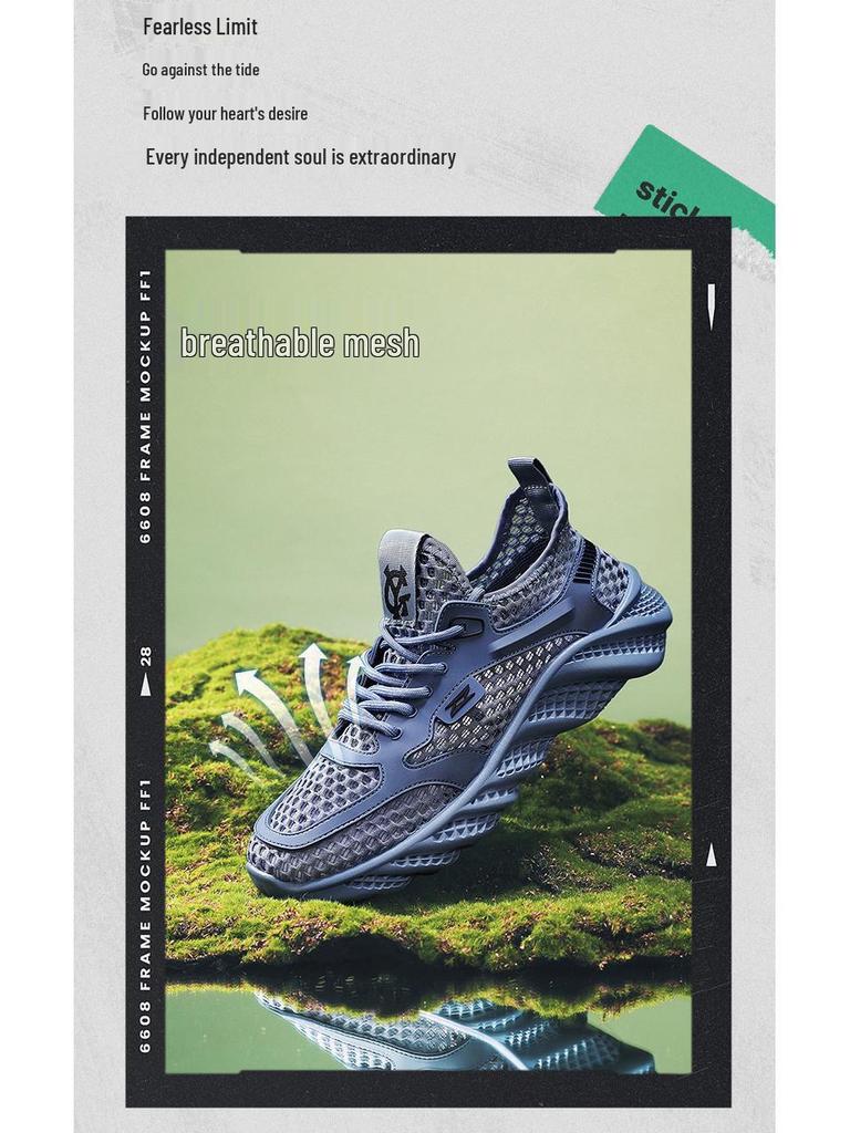 GG71 Quick-Drying Breathable Mesh Wading Shoes - Size 45/46