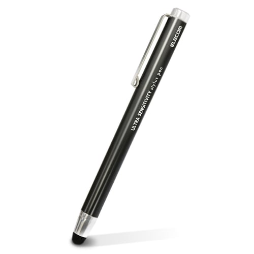 ELECOM Touch Pen Stylus Pen Ultra High Sensitivity Type Standard Black PWTPC01BK for iPhone iPad android