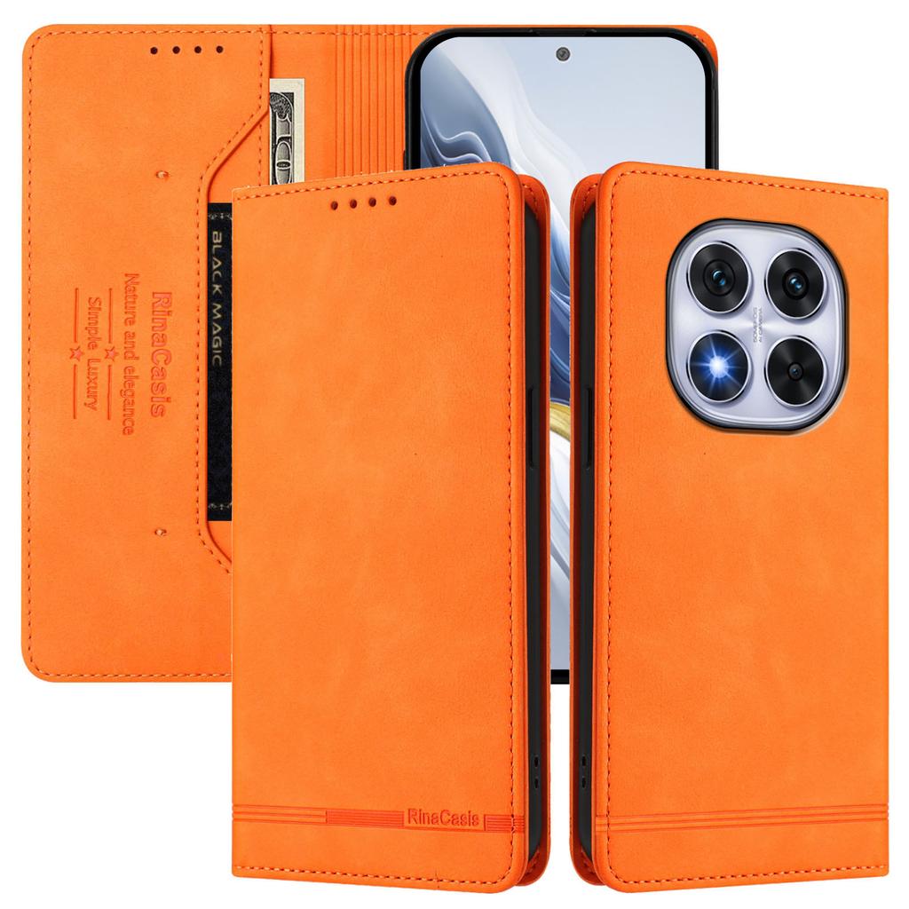 Business Strong Magnetic Cards Solt Wallet Leather Phone Case For Redmi Note 15 14 Pro Plus 13 14C 13C K90 Bag Flip Book Cover