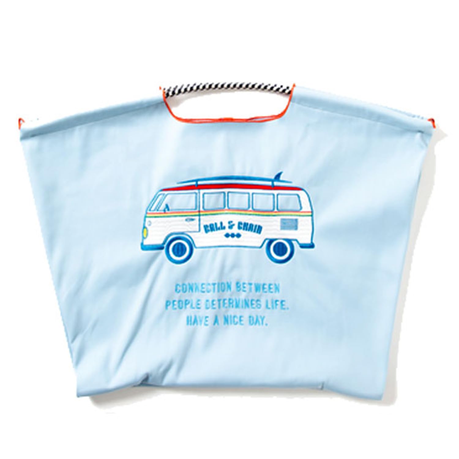 

Сумка-экосумка большого размера Ball Chain Authentic 301133 [Ball & Chain] & W.BUS (СВЕТЛО-ГОЛУБОЙ, L)