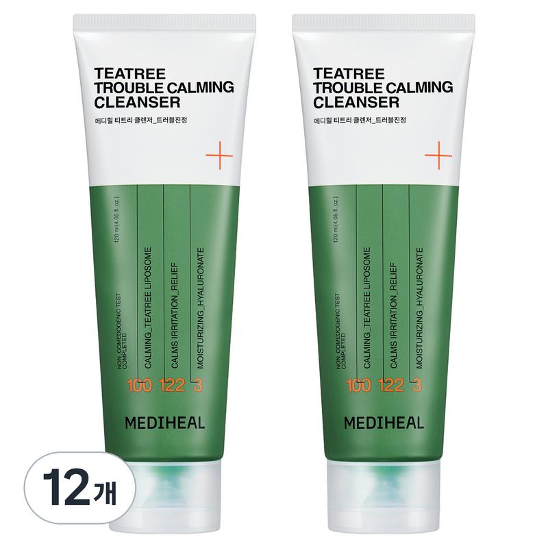 Mediheal Tea Tree Trouble Soothing Cleansing Foam, 120ml, 12 pcs