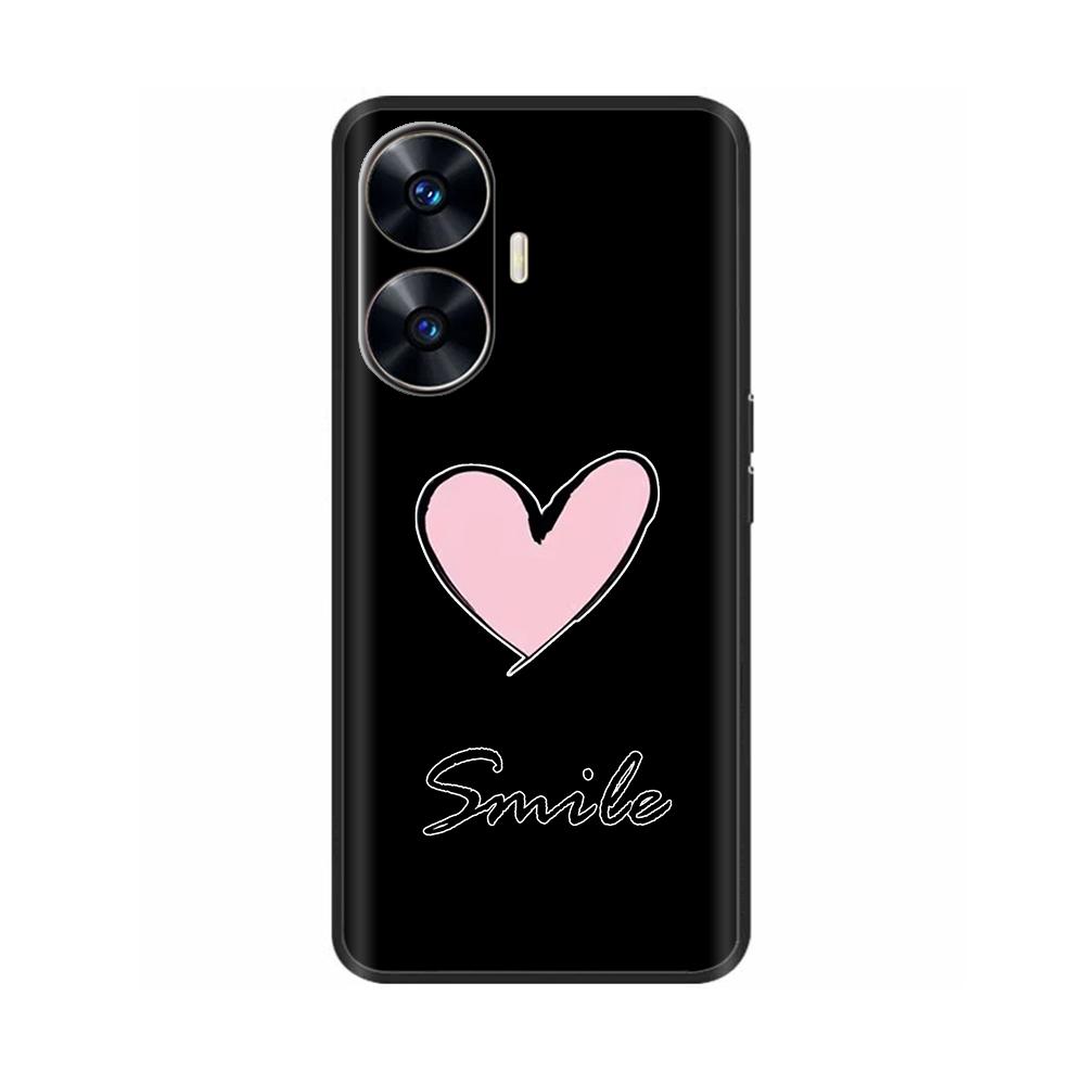 Θήκη Κινητού Για Realme C55 Μόδα Μαλακή Υγρή Σιλικόνη Πλήρης Προστασία Πίσω Κάλυμμα Για Realme Narzo N55 Θήκη C 55 RMX3710 Fundas
