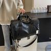 Fashionable Outdoor Sports and Fitness Bag, Dry Wet Separation Handbag, Men's Leather Luggage Bag, Women's Large Capacity Travel Bag