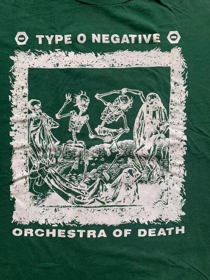 

Type O Negative Orchestra Of Death Shirt Green Men Unisex S5XL Unisex T-Shirt XXL