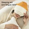 Electric Head Massager 3 Hot Compress Levels Scalp Massager Portable Eye Massager with Knead for Relaxing Sleep