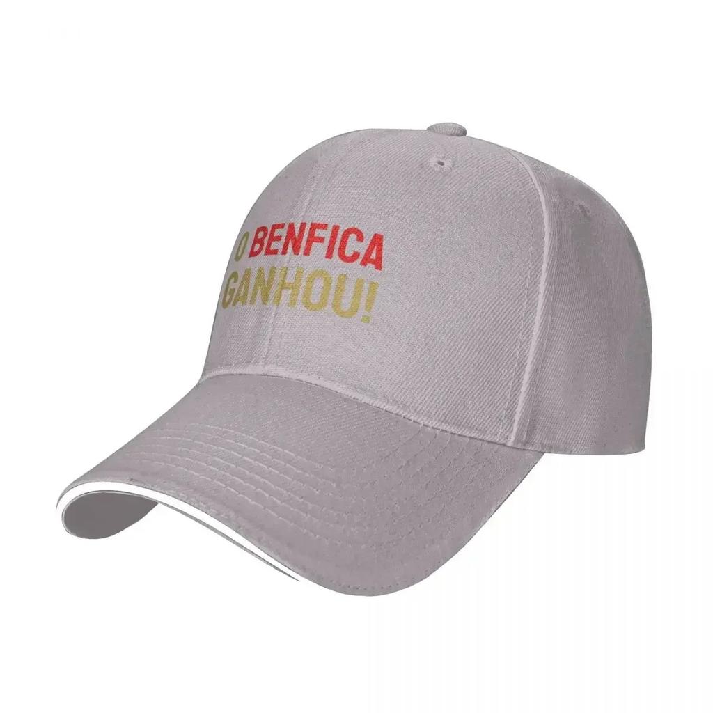 O Benfica Ganhou! Black Red 2 Baseball Cap sun caps fishing caps Unisex Sunscreen Designer Hat For Unisex Women's