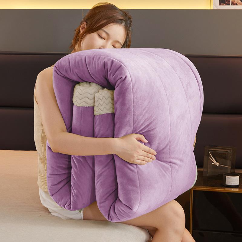 Autumn & Winter Quilt Lamb's Wool Quilt Thickened Soft Warm Blanket for Dormitory Bedding Keep Warm Bed Blankets Camping Double