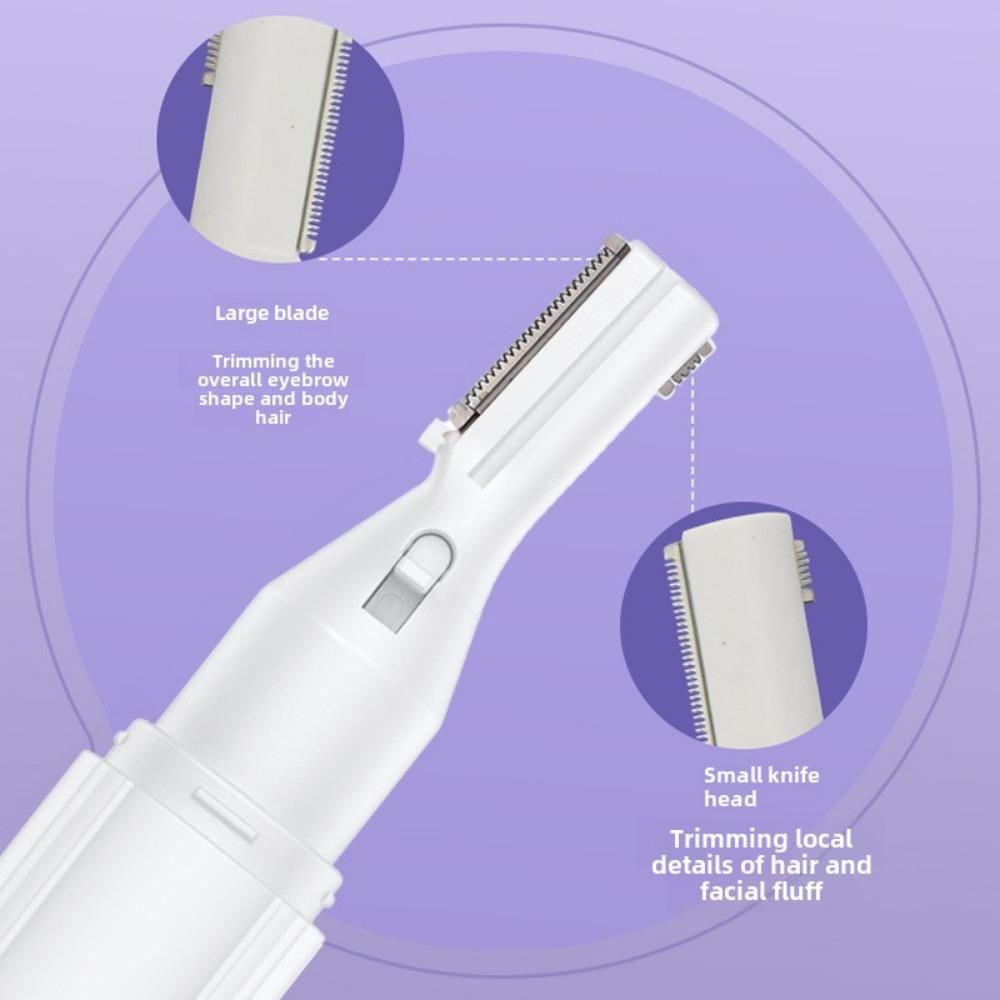 Electric Eyebrow Trimmer for Women Rechargeable Mini Private Eyebrow Trimmer Shaving Tool for Beginners